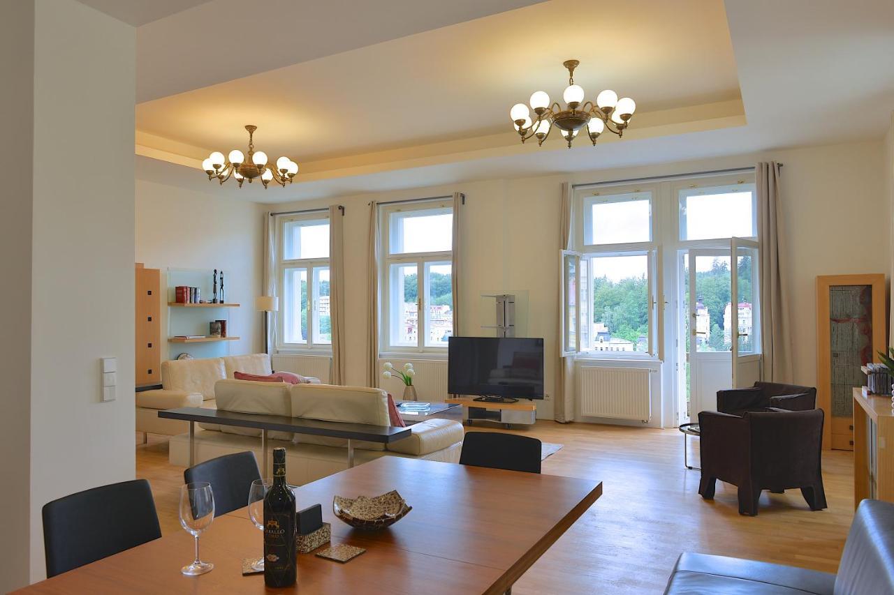 Mariánské Lázně Kolonada Luxury 3 Bedroom Apartment Manes מראה חיצוני תמונה